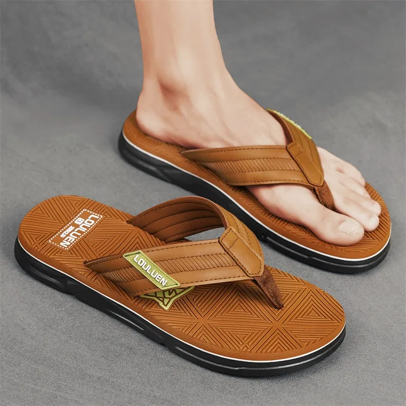 XIMO BULL Rubber Sole Abrasion Resistant Flip Flops Men's-7
