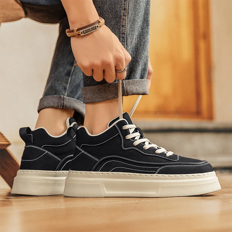 XIMO BULL Impact Resistance Balance Low Top Skateboard Shoes Men's-3