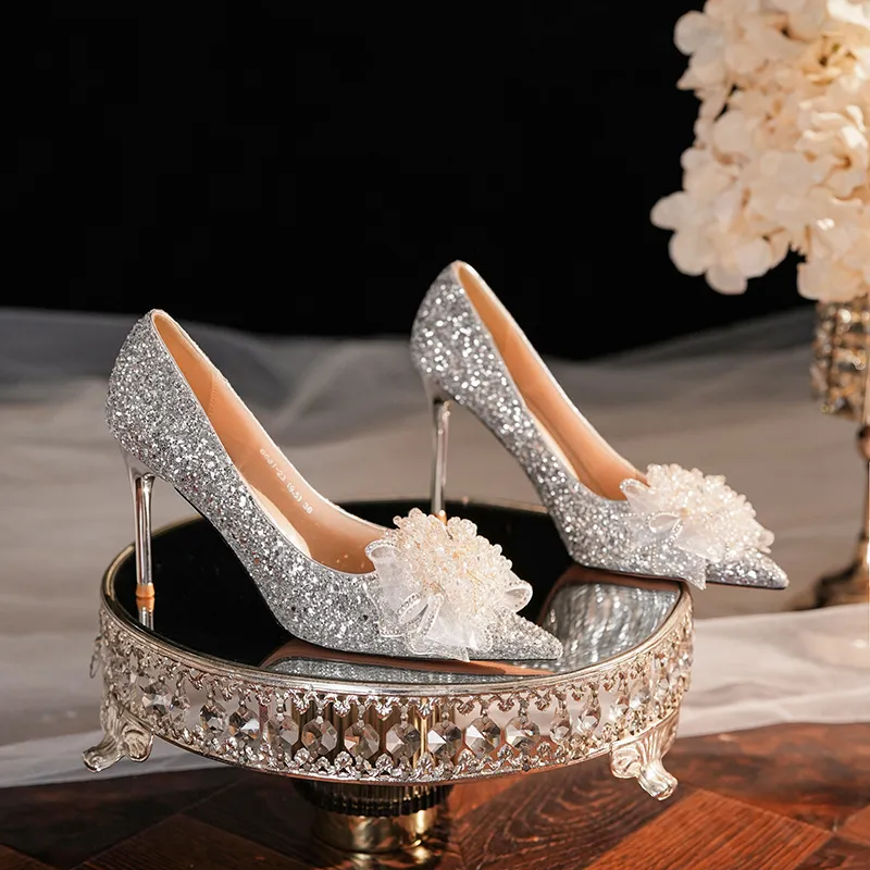XIMO BULL High Heels Women's Champagne Gold-2