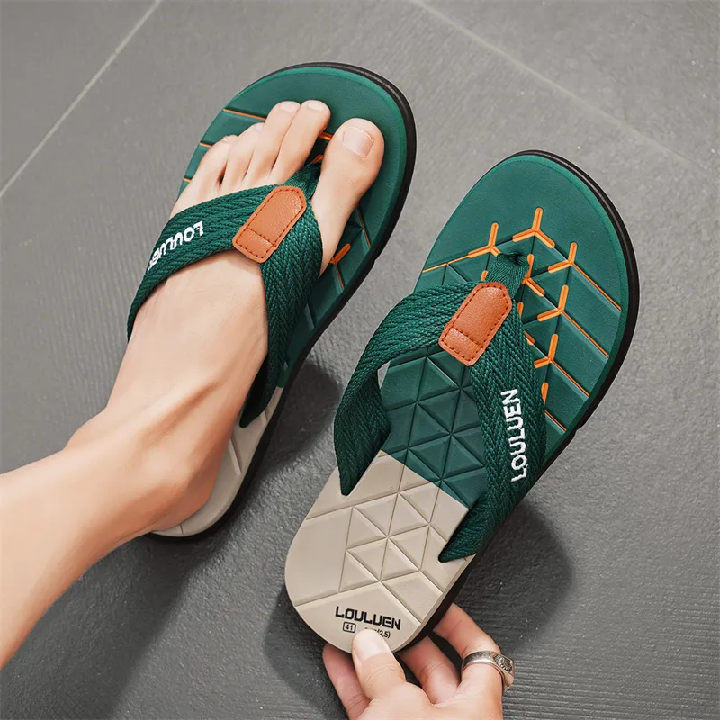 XIMO BULL Rubber Sole Abrasion Resistant Flip Flops Men's-6