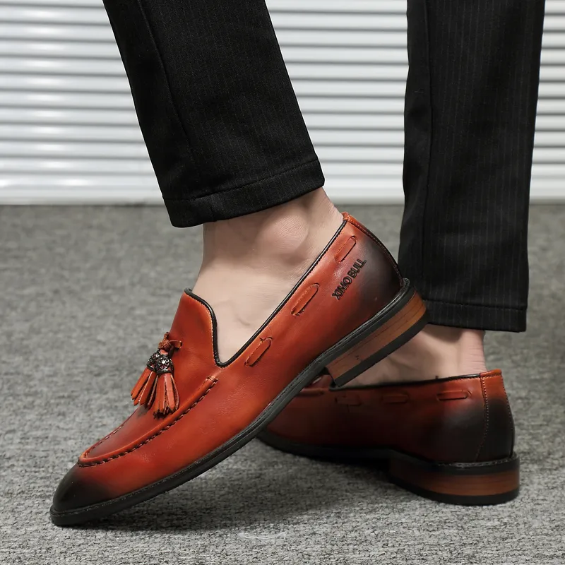XIMO BULL Loafers Unisex Red-15