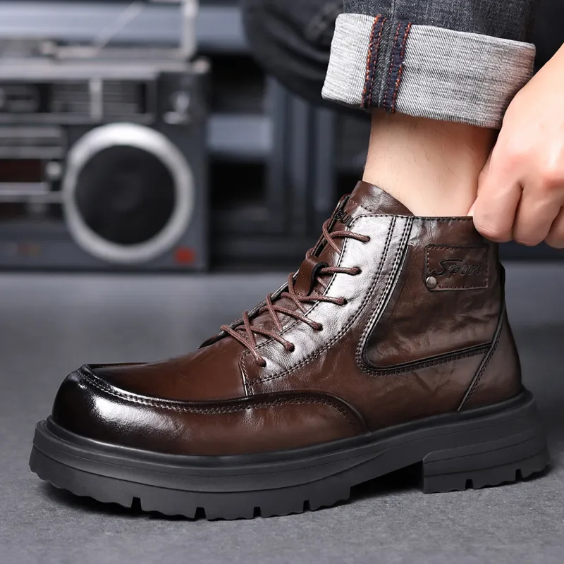 XIMO BULL Ankle-Length Martin Boot 3cm-12