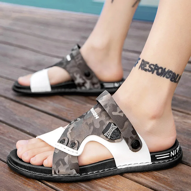 XIMO BULL Beach Sandals Men Blue-6