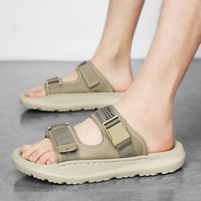 XIMO BULL Rubber Sole Slip Resistant Slide Slippers Men's-6