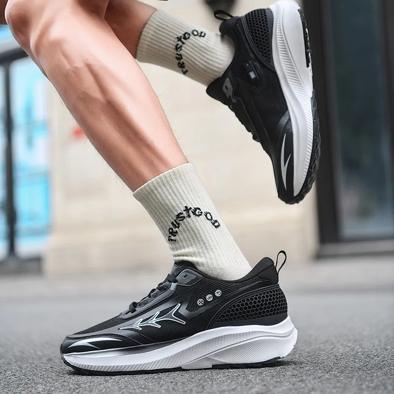TEPOR Cushioning, Slip Resistant, And Abrasion Resistant Low Top Running Shoes Unisex-4
