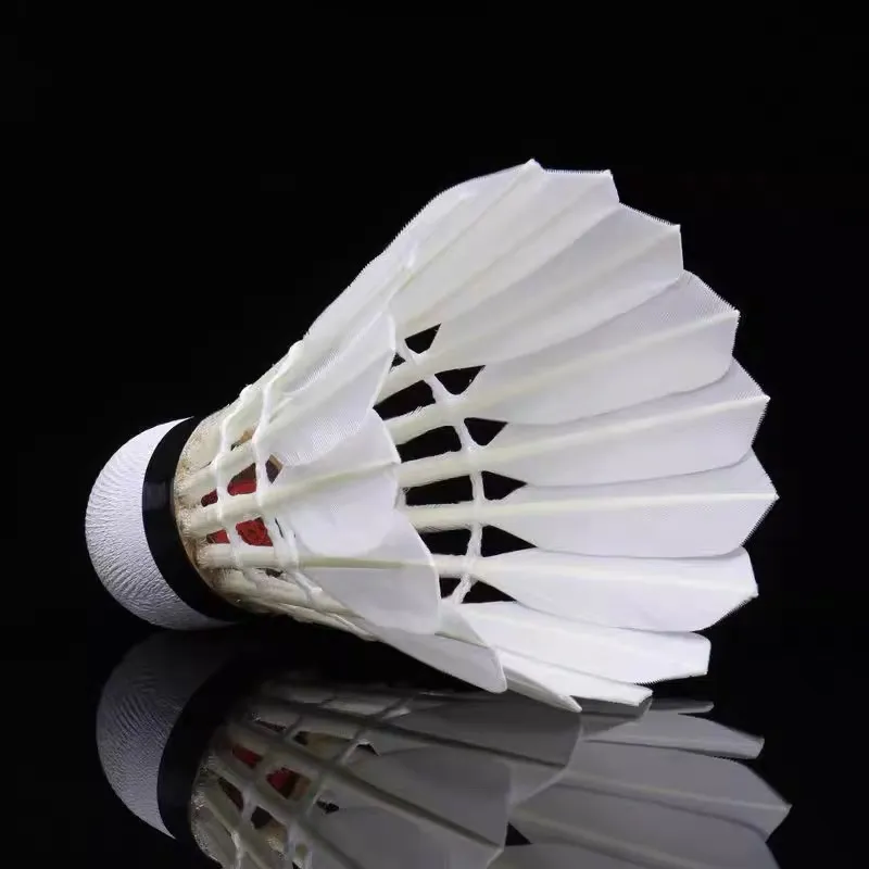 RSL Duck Feather Shuttlecock 12 Pack CiGu Duck Feather Small Board Duck Feather Shuttlecocks-4