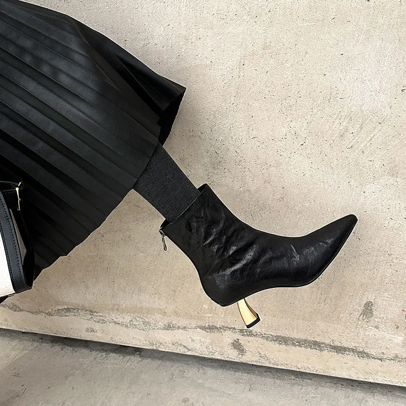 XIAOAJUE Ankle Boots Women's-4