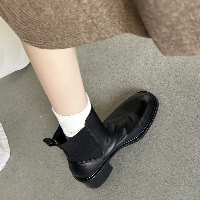 XIAOAJUE Ankle Boots 5.5cm Women's-1
