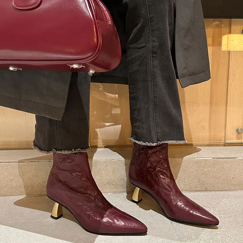 XIAOAJUE Ankle Boots Women's-10