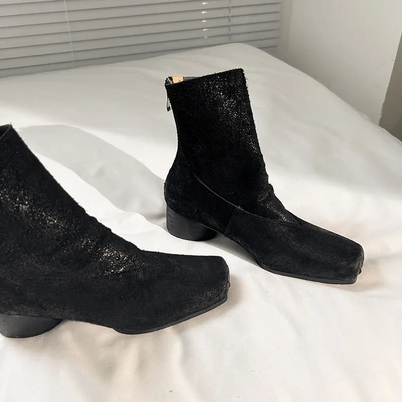 XIAOAJUE Ankle Boots 4.5cm Women's-23