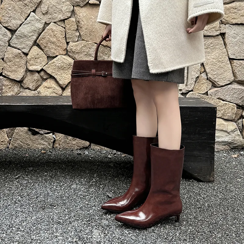 XIAOAJUE Ankle Boots 4cm Women's-2