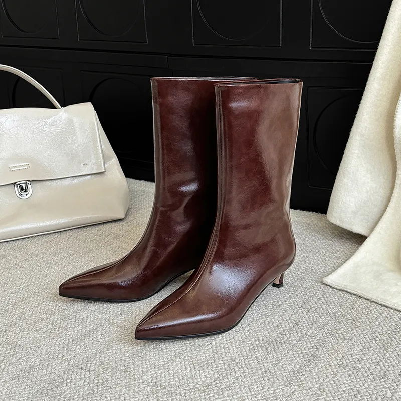 XIAOAJUE Ankle Boots 4cm Women's-1