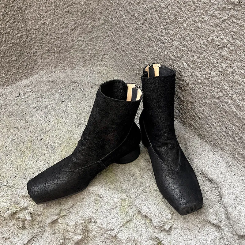 XIAOAJUE Ankle Boots 4.5cm Women's-21