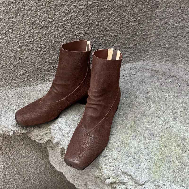 XIAOAJUE Ankle Boots 4.5cm Women's-14