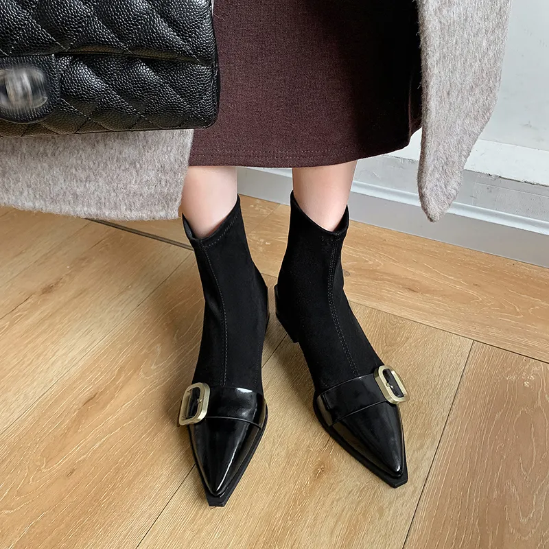 XIAOAJUE Ankle Boots 4.5cm Women's-2