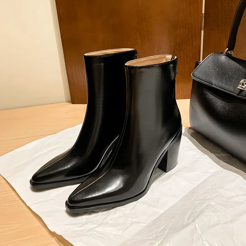 XIAOAJUE Ankle Boots 9cm Women's-9