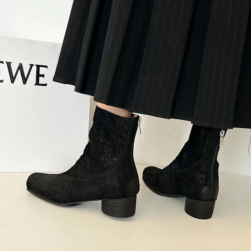 XIAOAJUE Ankle Boots 4.5cm Women's-17