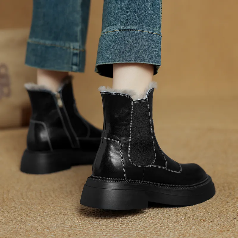 XIAOAJUE Ankle Boots 4.5cm Women's-3