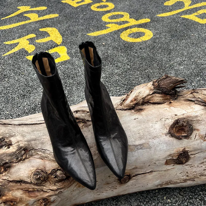 XIAOAJUE Ankle Boots Women's-6