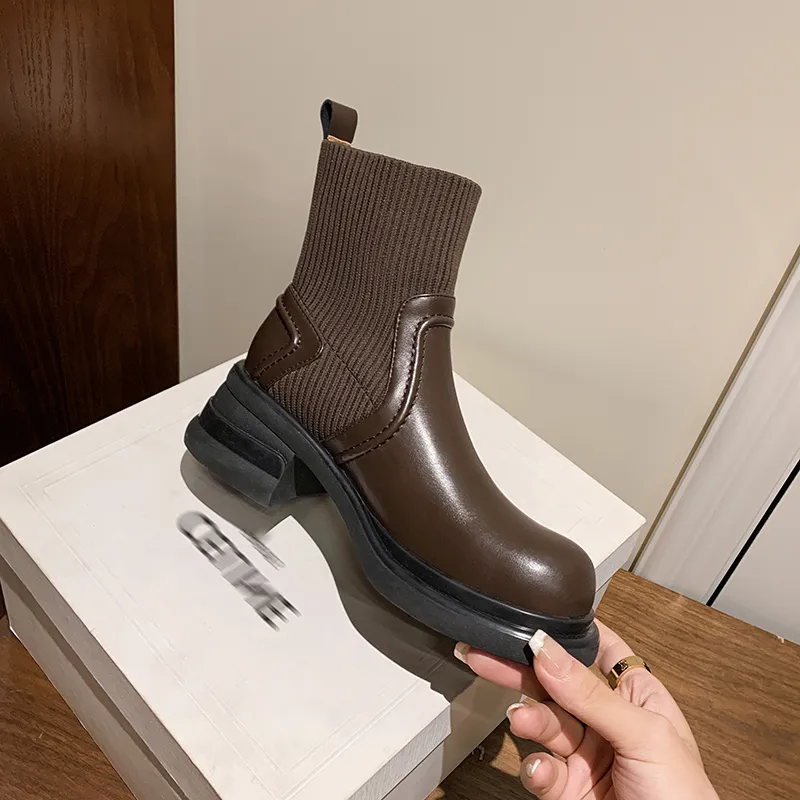 XIAOAJUE Ankle Boots 6cm Women's-18