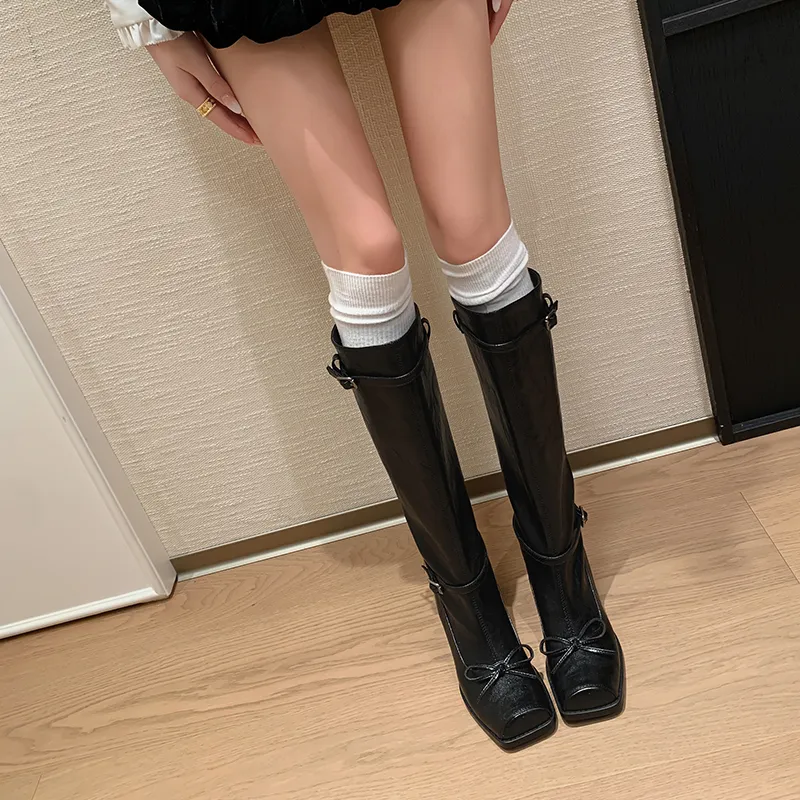 XIAOAJUE Knee high Boots 5.5cm Women's-6