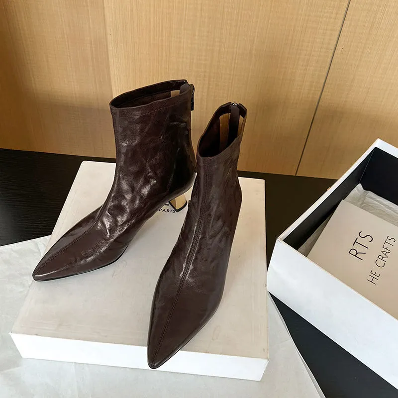 XIAOAJUE Ankle Boots Women's-23