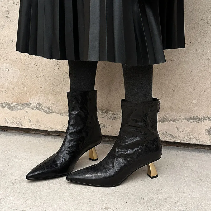 XIAOAJUE Ankle Boots Women's-3