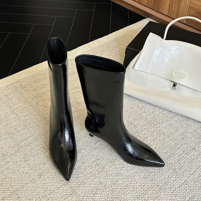 XIAOAJUE Ankle Boots 4cm Women's-18