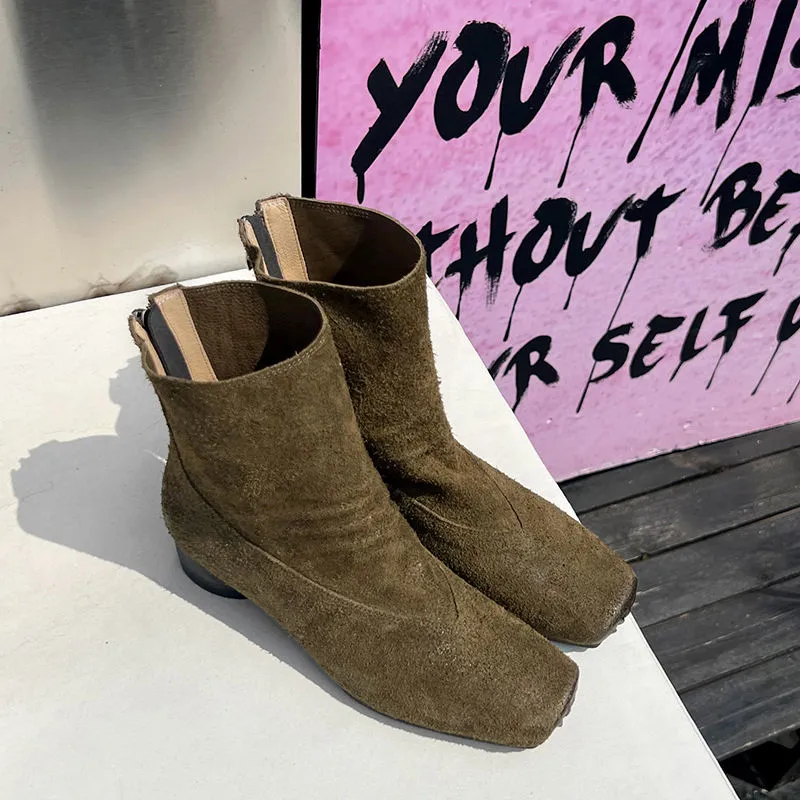 XIAOAJUE Ankle Boots 4.5cm Women's-7