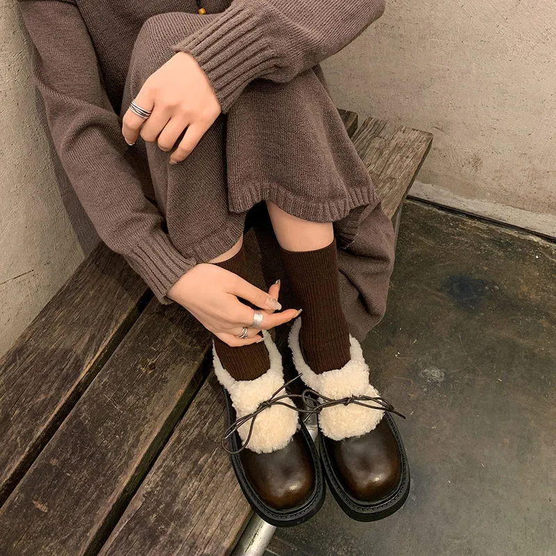 XIAOAJUE Casual Single Shoes 5cm Women's-14