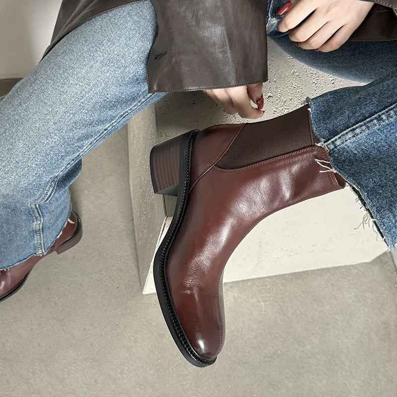 XIAOAJUE Ankle Boots 5.5cm Women's-6