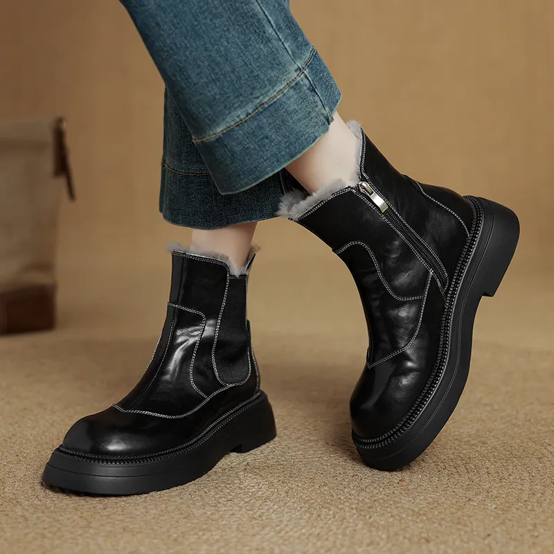 XIAOAJUE Ankle Boots 4.5cm Women's-2