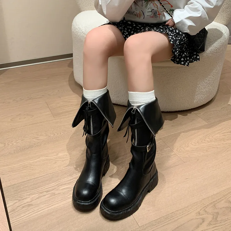 XIAOAJUE Knee high Boots 4.5cm Women's-1