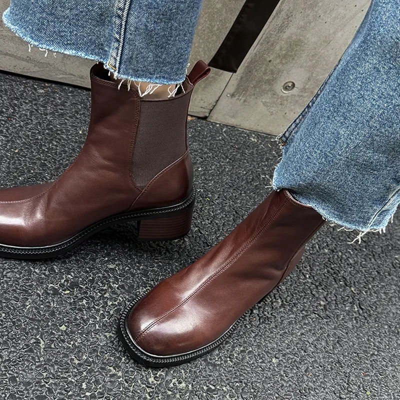 XIAOAJUE Ankle Boots 5.5cm Women's-7