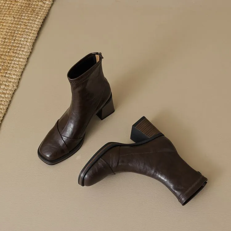 XIAOAJUE Ankle Boots 7cm Women's-14