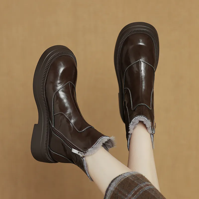 XIAOAJUE Ankle Boots 4.5cm Women's-8