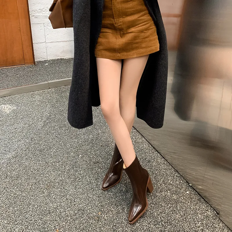 XIAOAJUE Ankle Boots 9cm Women's-18