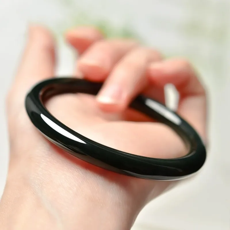 Zhen Yu Zhen Pin Bangles Green Jade Unisex-7