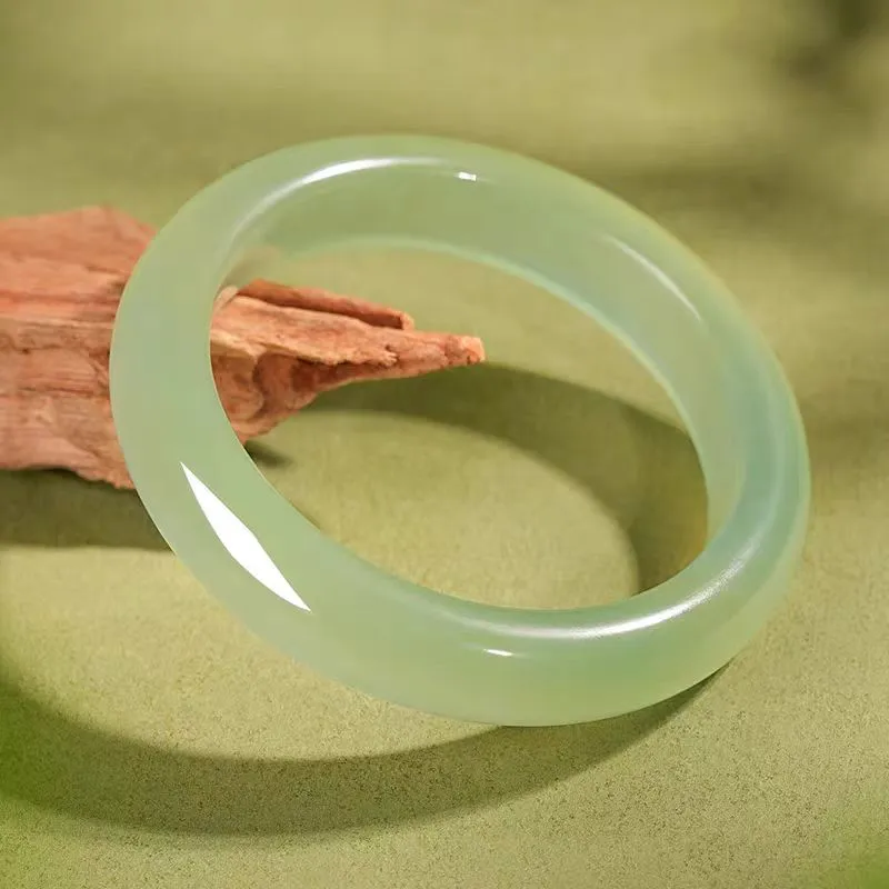 Zhen Yu Zhen Pin Serpentine Jade Bangles Unisex-2