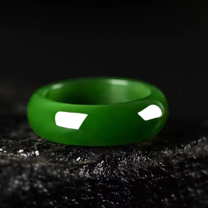 Zhen Yu Zhen Pin Hetian Jade Rings Unisex Jasper-1