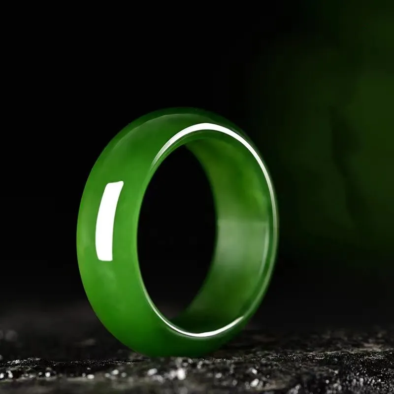 Zhen Yu Zhen Pin Hetian Jade Rings Unisex Jasper-2