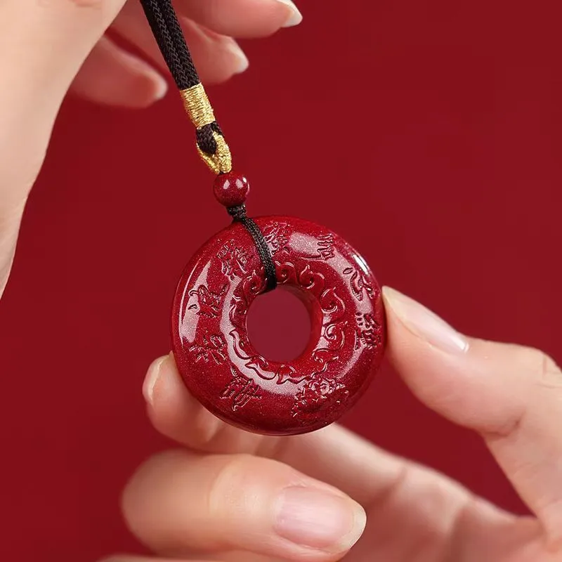 Zhen Yu Zhen Pin Reconstructed Cinnabar Necklaces Unisex-5