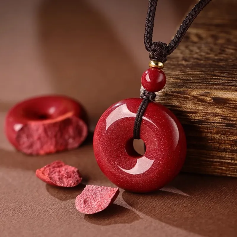 Zhen Yu Zhen Pin Reconstructed Cinnabar Necklaces Unisex-4