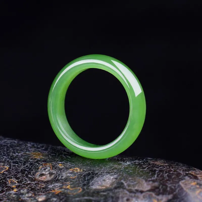 Zhen Yu Zhen Pin Hetian Jade Rings Jasper Unisex-3