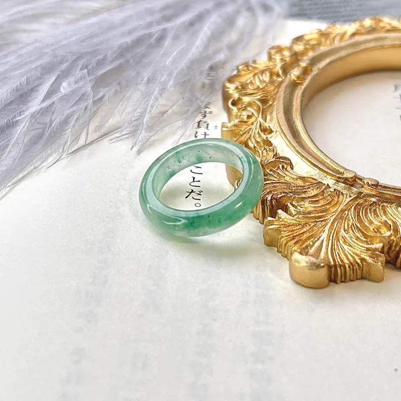 Zhen Yu Zhen Pin Dulong Jade Rings Unisex-2