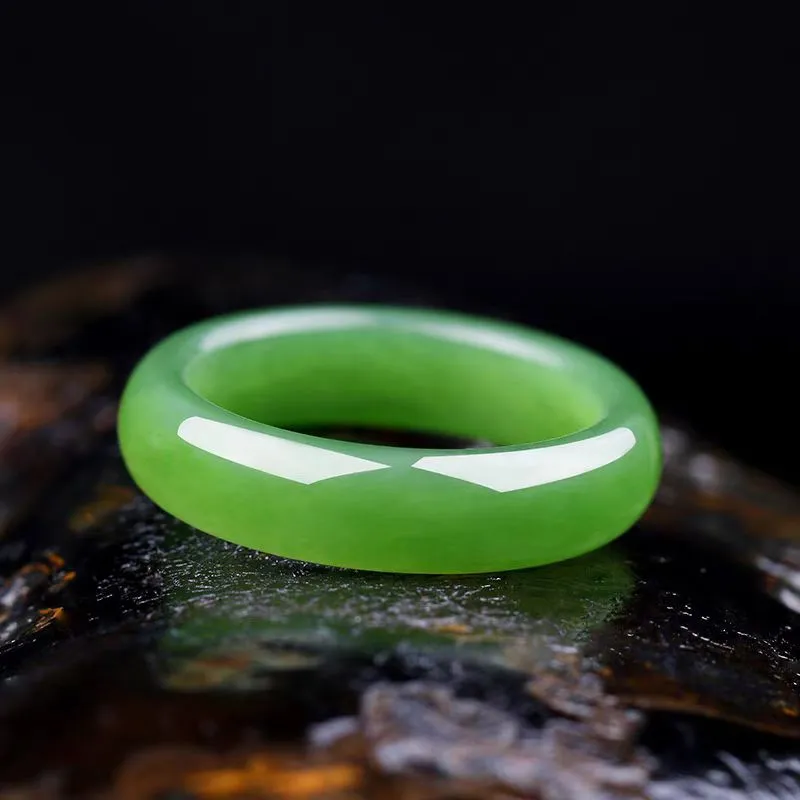 Zhen Yu Zhen Pin Hetian Jade Rings Jasper Unisex-2