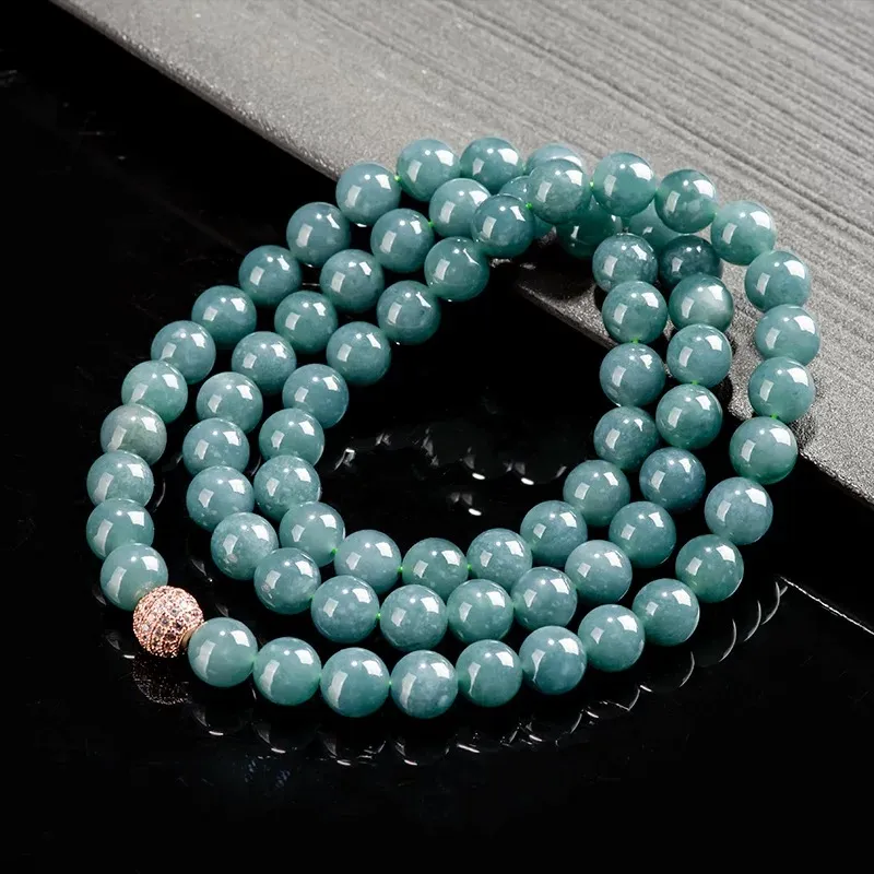 Zhen Yu Zhen Pin Glutinous Jade Jadeite Necklaces Unisex-2