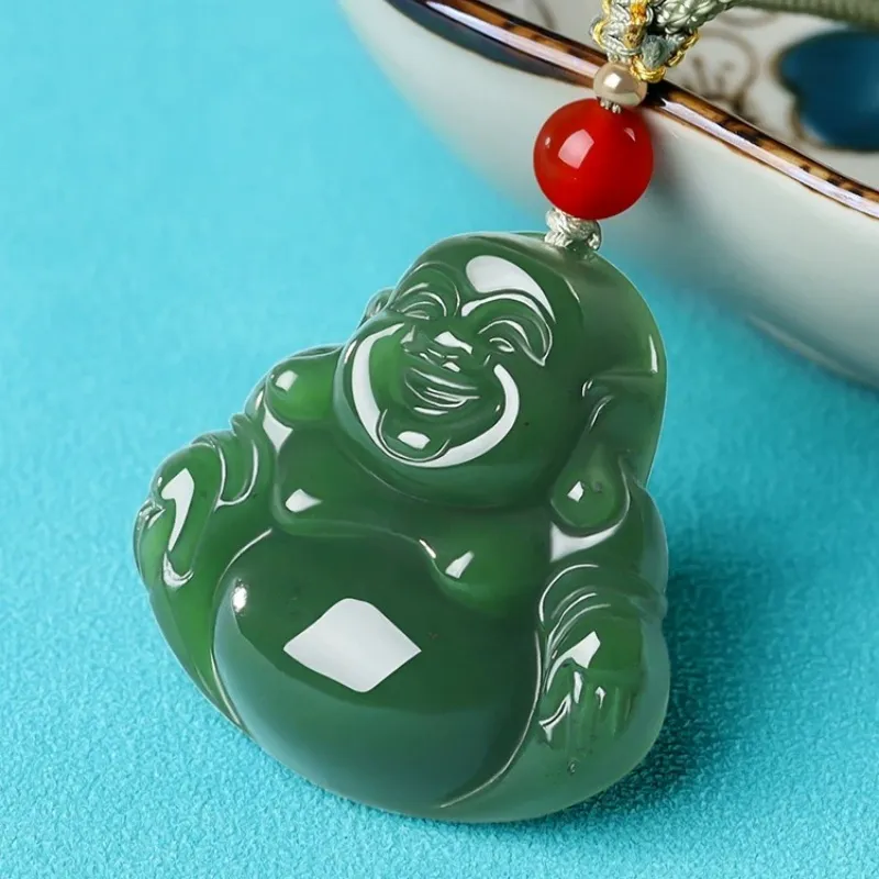 Zhen Yu Zhen Pin Hetian Jade Necklaces Jasper Unisex-2