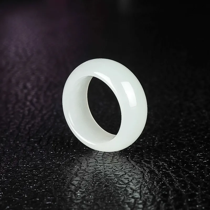 Zhen Yu Zhen Pin Hetian Jade White Jade/Pale Greenish White Jade Unisex-1