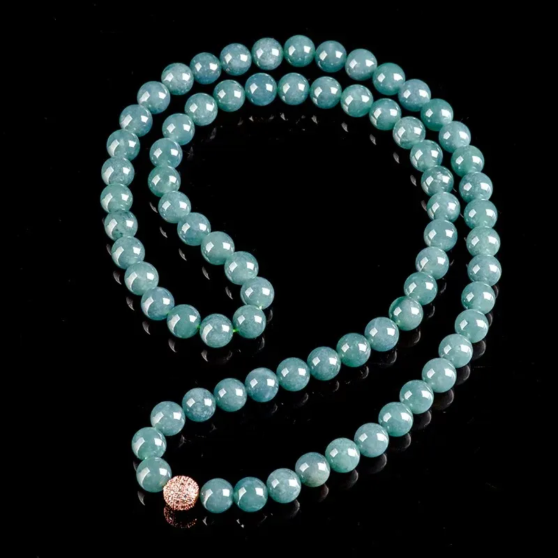 Zhen Yu Zhen Pin Glutinous Jade Jadeite Necklaces Unisex-1